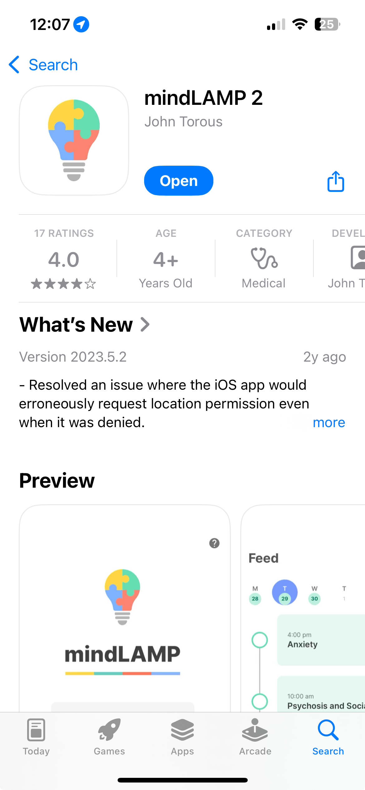 mindLAMP 2 in the App Store