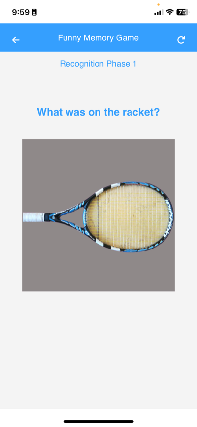 Funny Memory recognition