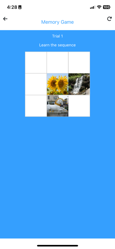 Memory Game selection