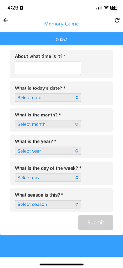 Memory Game completion